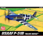 Academy 12303 Сборная модель самолета USAAF P-51B "Anniv. 70 Normandy invasion 1944" (1:48)