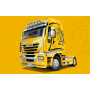 ITALERI 3898 Сборная модель грузовика IVECO Stralis Yellow Devil (1:24)