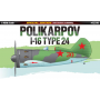 Academy 12314 Сборная модель самолета Polikarpov I-16 Type 24 (1:48)