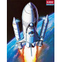 Academy 12707 Сборная модель космического корабля Shuttle & Booster Rocket (1:288)